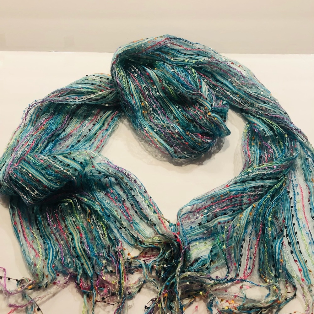Scarf multi colored. Very light